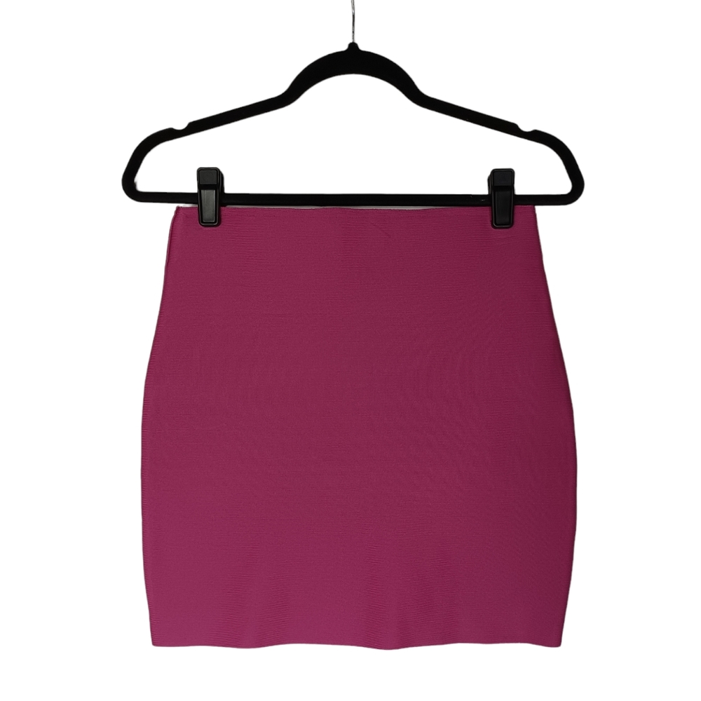 COSTA BLANCA Fuchsia Pink Bandage Stretchy Mini Bodycon Skirt Medium NWT